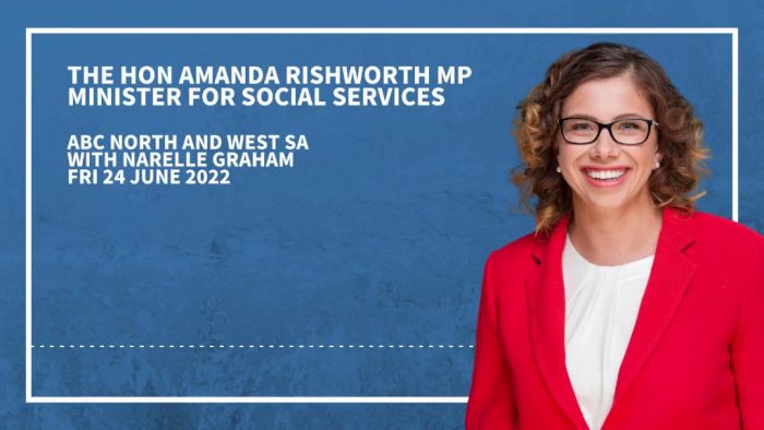 I have been in Ceduna speaking to the community about the transition...
