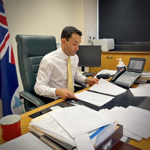 Putting the final touches on our Budget reply. This speech will be for all...