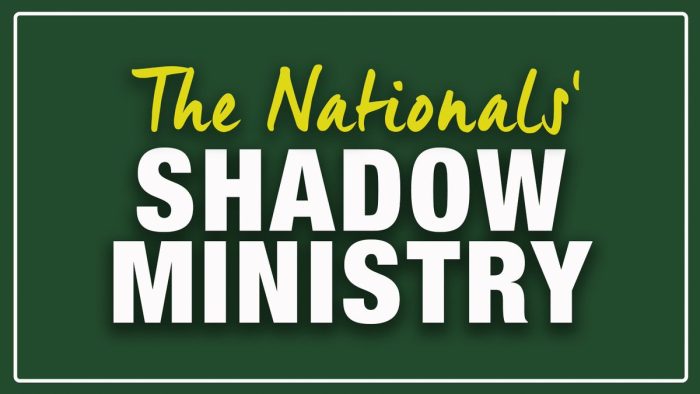 I’m pleased to announce the new look Nationals Shadow Ministry.  Our...