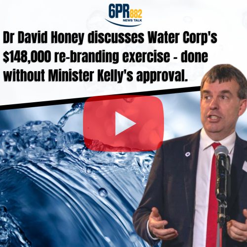 I was on 6PR yesterday with Liam Bartlett to discuss revelations that Water...