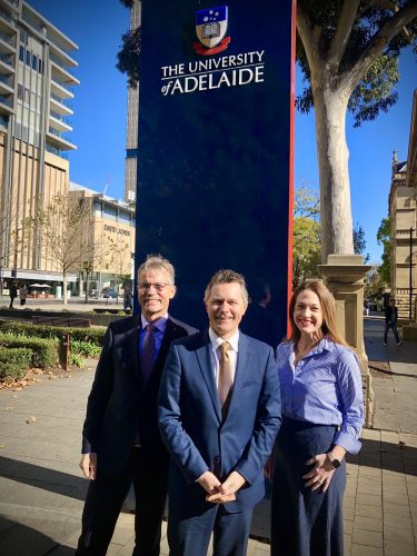 Jason Clare MP: Caught up today with the Vice Chancellor of @UniofAdelaide Professor P…