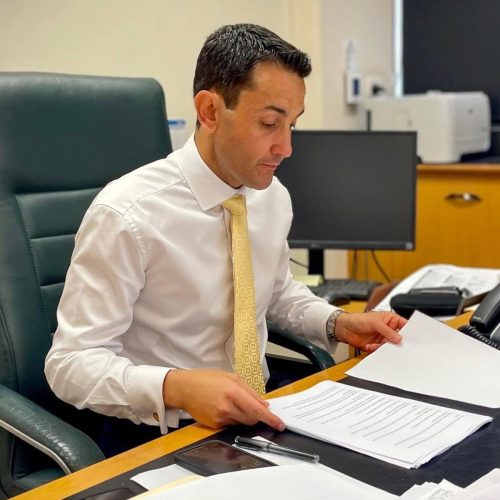 David Crisafulli is putting the final touches on his Budget reply speech. You...