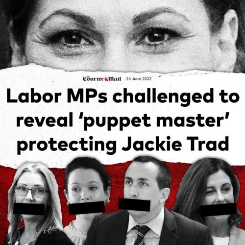 Yesterday four Labor MP’s didn’t show up to work because they’re trying to hide...