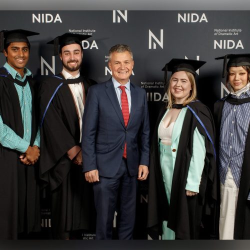 Congratulating the next generation of Australian artistic talent at...