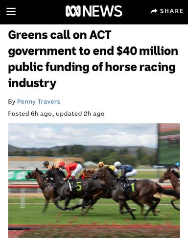 Exciting news coming out of the ACT, led by the @GreensACT's Jo...