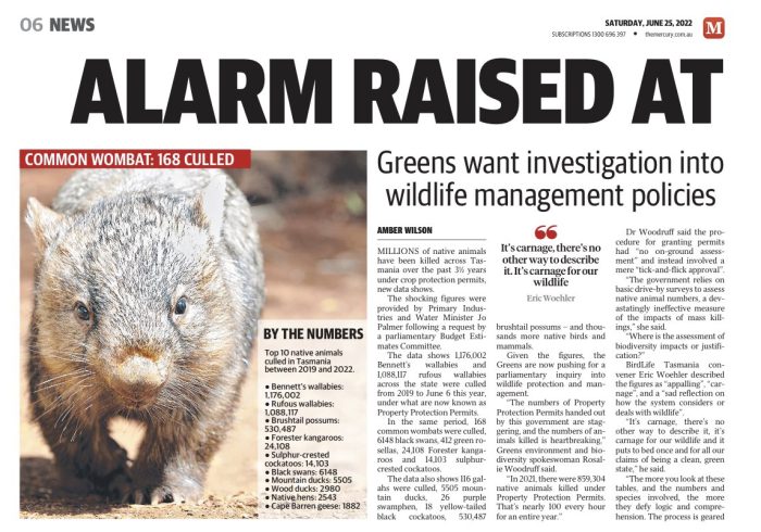 Devastating carnage, millions of native animals killed in #politas— kangaroos,...
