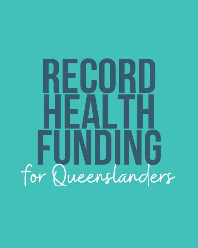 Another Queensland Labor budget, and another record health investment. ...