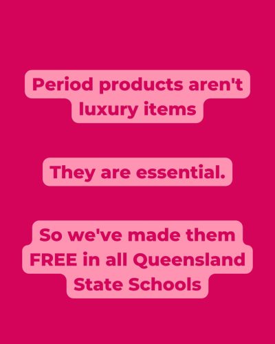 Period products aren’t luxury items – they’re essential.  That’s why...