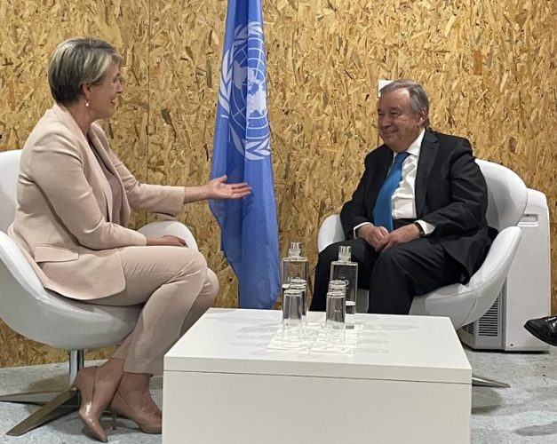 Tanya Plibersek: I had the opportunity to meet with UN Secretary-General @antonioguterr…