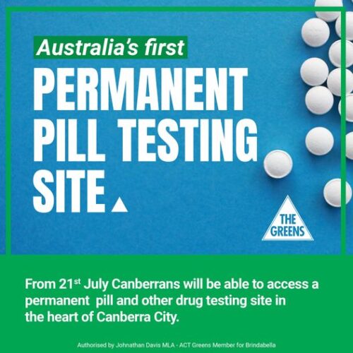 During the 2020 election, the ACT Greens committed to a comprehensive drug ...