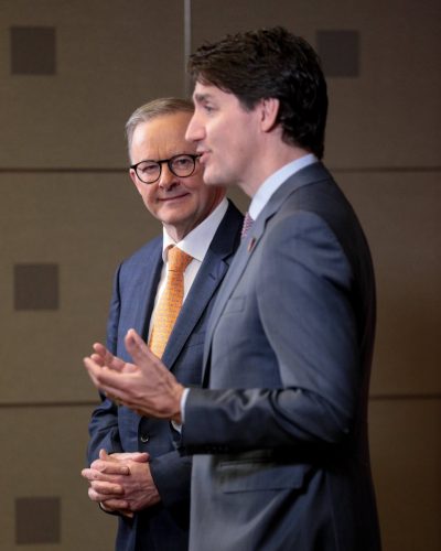 Great to meet Canadian Prime Minister @JustinTrudeau. I look forward...