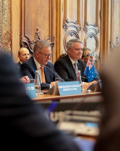 Speaking at the @OECD in Paris about how Australia’s new climate...