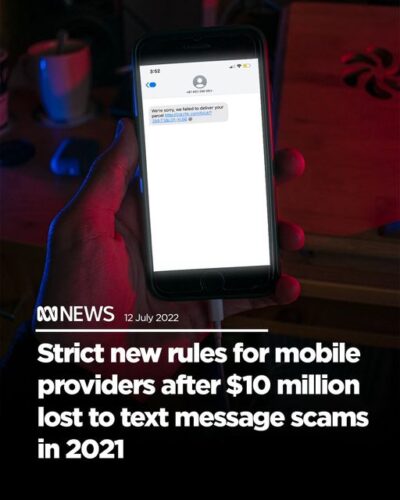 Australia has been the wild west of text message scams for t...