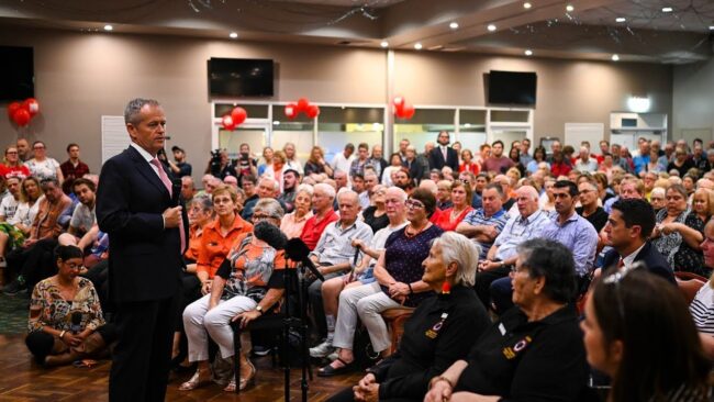 Australian Labor Party: Bill Shorten’s 81st Town Hall meeting on the Central Coast.