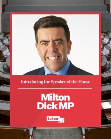 Congratulations to Milton Dick on his election as Speaker of the House...