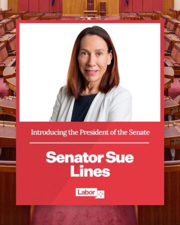 Congratulations to Sue Lines on her election to President of the Senat...