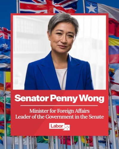 Penny Wong - Senator for SA  was born in Malaysia. As an eight-year-old she...