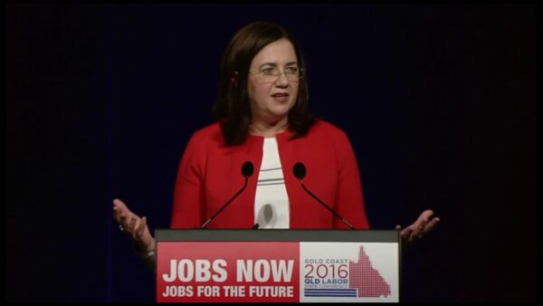 Premier Annastacia Palaszczuk addresses ALP State Conference 2016