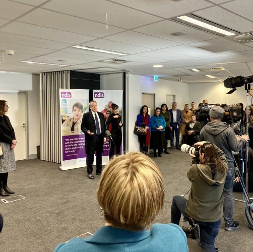 Bill Shorten: Visited the NDIA office in Canberra and announced the NDIS Annual Pric…