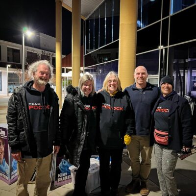 David Pocock: At the close of Tuggeranong prepoll for the day. What a great crew. We…