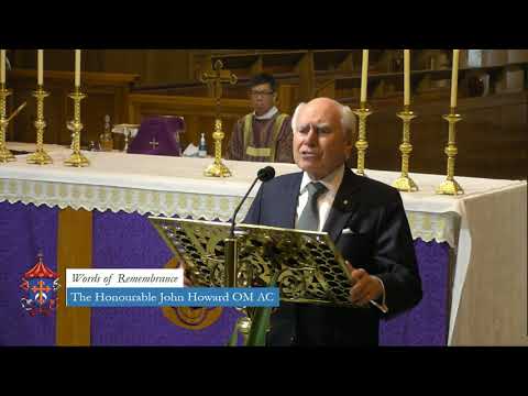 The Hon John Fahey AC Funeral Service - Speeches