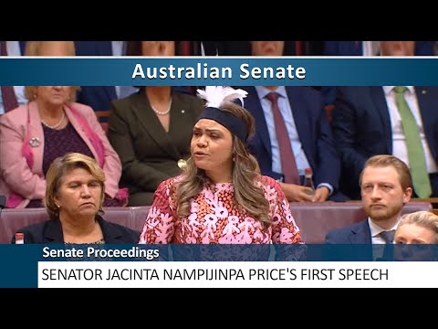A powerful and absolute must watch Maiden Speech from our new Senator ...