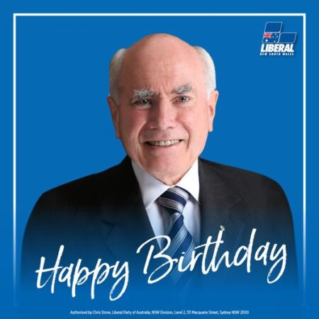 Wishing John Howard a very happy 83rd birthday today!...