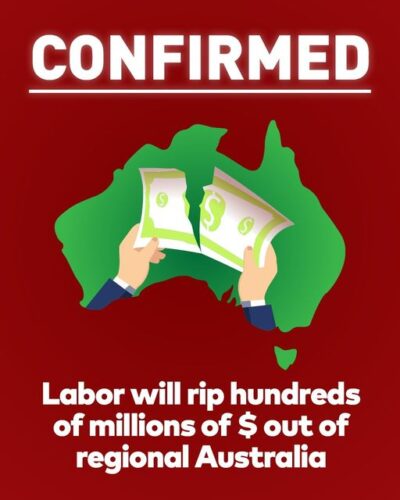 National Party of Australia: Labor doesn’t understand regional Australia.  Don’t vote Lab…