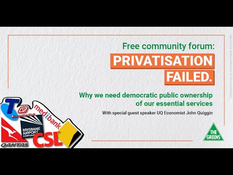 Queensland Greens: The Case for Democratic Public Ownership