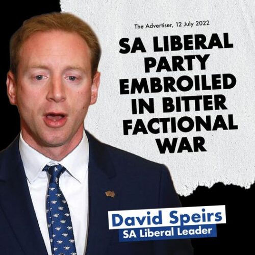 They may have a new leader but it is the same old SA Liberal Party....