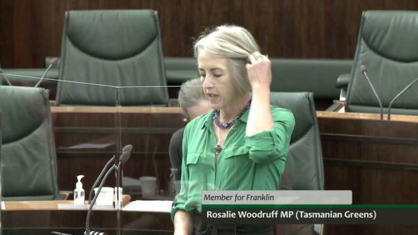Tasmanian Greens MPs: Mask advice Rosalie Woodruff MP, 8 March 2022