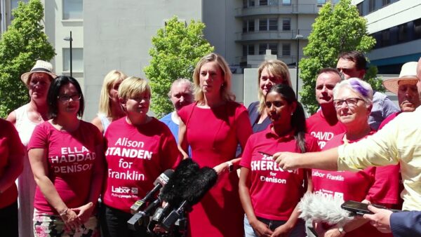 Tasmanian Labor: It’s On – Rebecca White addresses the media after the 2018 is called
