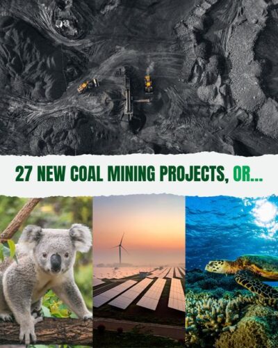 Approving new coal & gas mines that pollute the environment ...