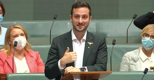 Watch A Greens MP Tear Up About His Sexuality In Opening Speech To Parliament