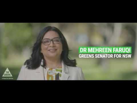 Dr Mehreen Faruqi - Vote 1 Greens in the Senate