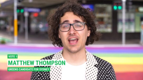 The Greens NSW: Vote 1 Matthew Thompson, Greens for Sydney