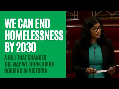 Victorian Greens: Samantha Ratnam | Ending Homelessness by 2030 Bill