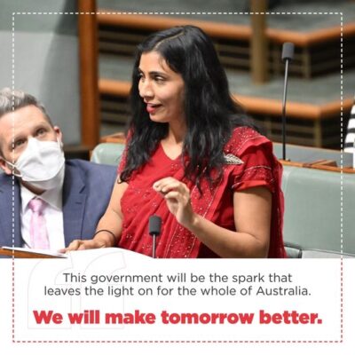 Wise words from our new WA Labor MP for Swan Zaneta Mascarenhas MP...