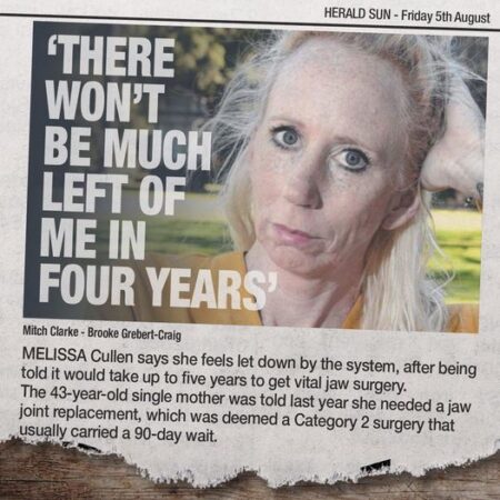 Liberal Victoria: Having to wait 4 years for jaw surgery instead of 90 days means this s…