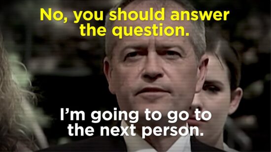 Why can't Bill Shorten answer basic questions?