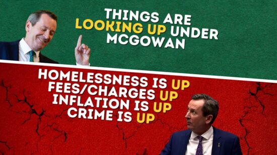 Dr David Honey – WA Liberal Leader: Under McGowan’s leadership, WA leads the nation in inflation, homeless…
