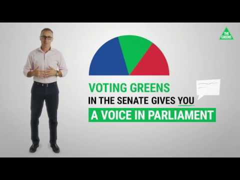 Vote 1 Greens In The Senate To Hold Them To Account