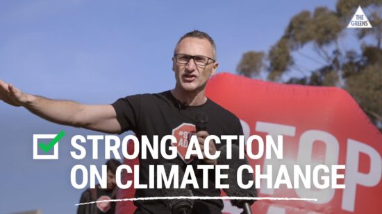 Vote [1] Greens for Strong Action on Climate Change and 100% Renewables