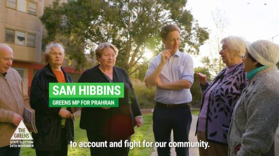 Sam Hibbins for Prahran