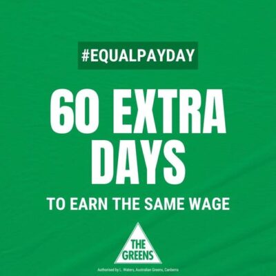 #EqualPayDay marks the 60 extra days women need to work, on average, t...