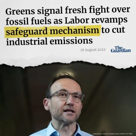 Adam Bandt: Labor now has to make rules about how pollution will be cut in order t…