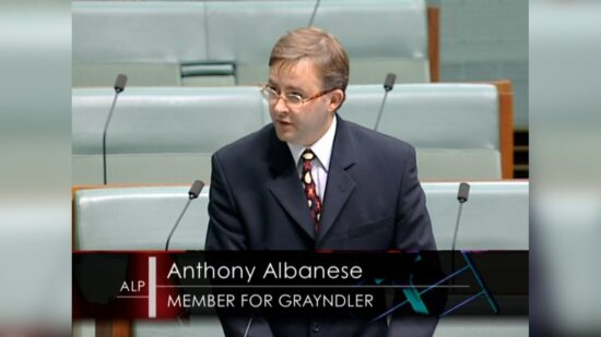 Defending the South Sydney Rabbitohs in parliament in 1999