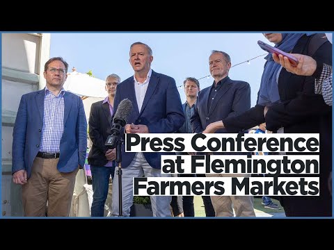 #LIVE with Daniel Mulino and Bill Shorten at Flemington Farmers Market