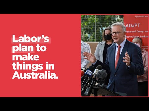 Labor's plan to make things in Australia | LIVE from Griffith University on the Gold Coast