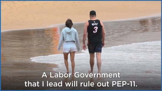Only Labor will stop PEP-11
